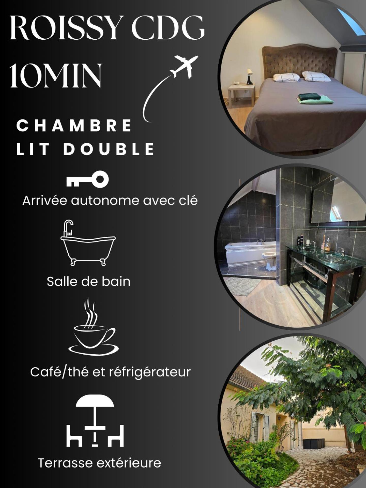 Chambre Privee A 10Min De Roissy Cdg, Au Calme, Parking Gratuit Le Mesnil-Amelot Esterno foto